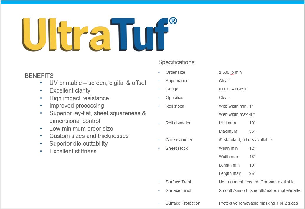 Spartech/Crawford Ultra Tuf